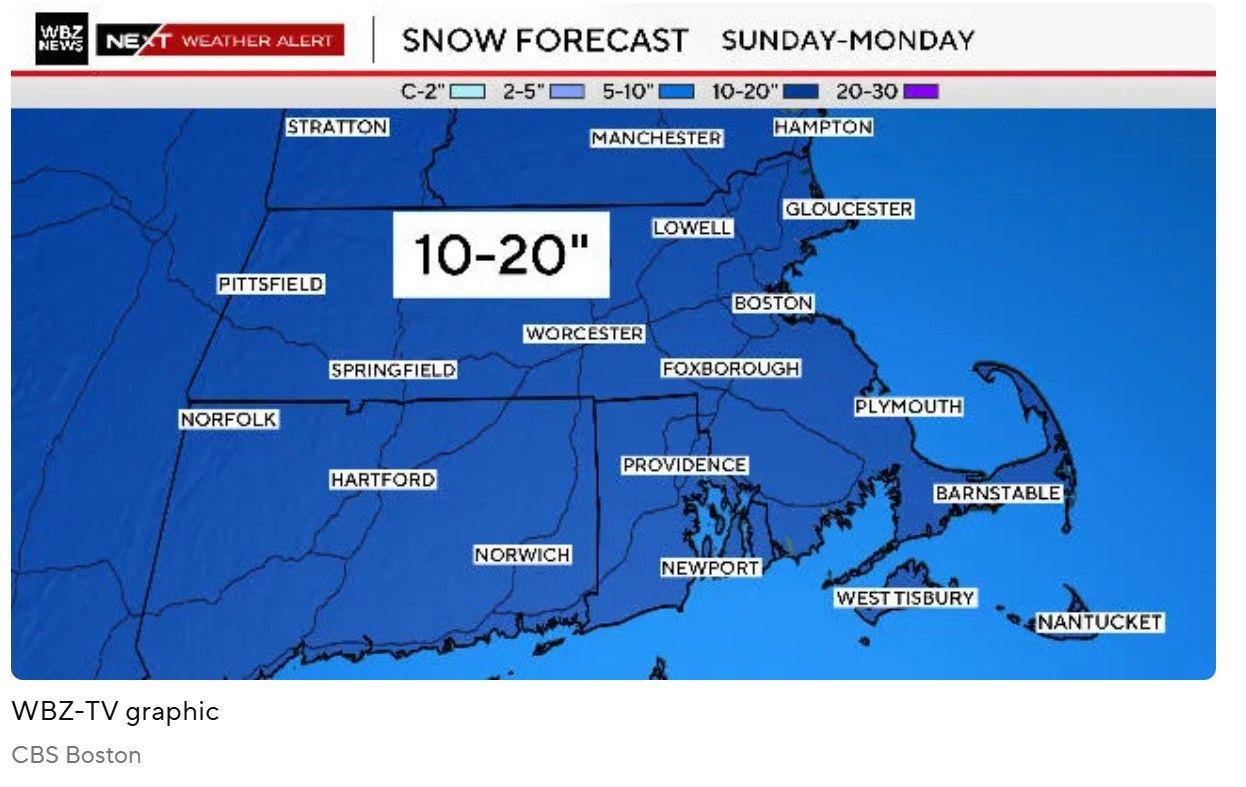Winter storm approaching
