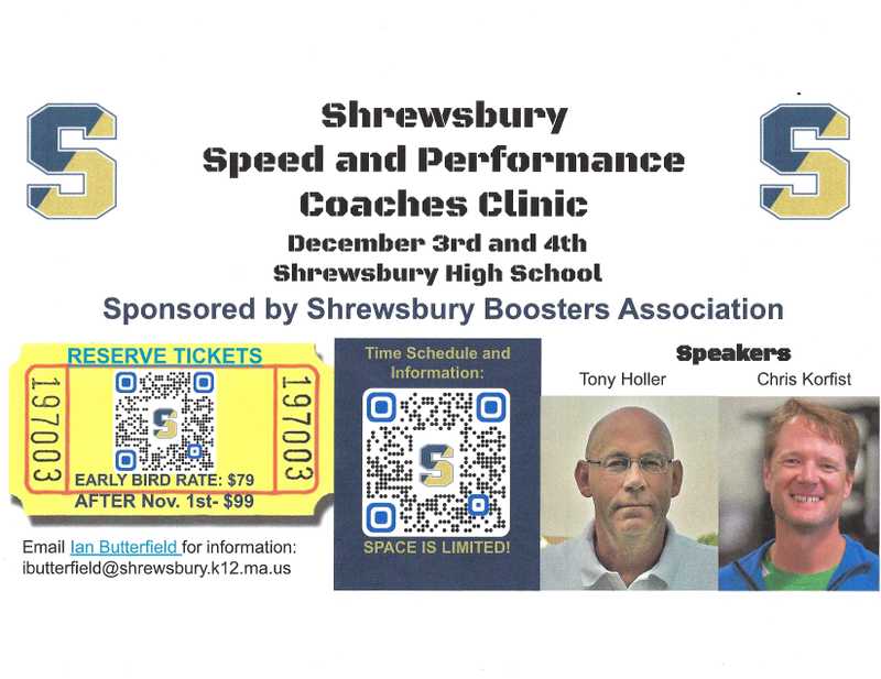 Shrewsbury Speed and Performance Clinic